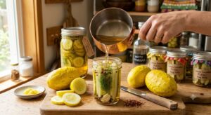 lemon cucumber pickle recipe