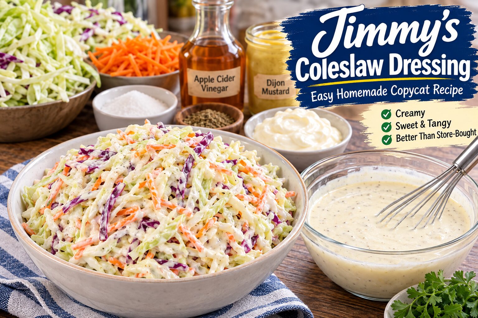 Jimmy's Coleslaw Dressing Recipe