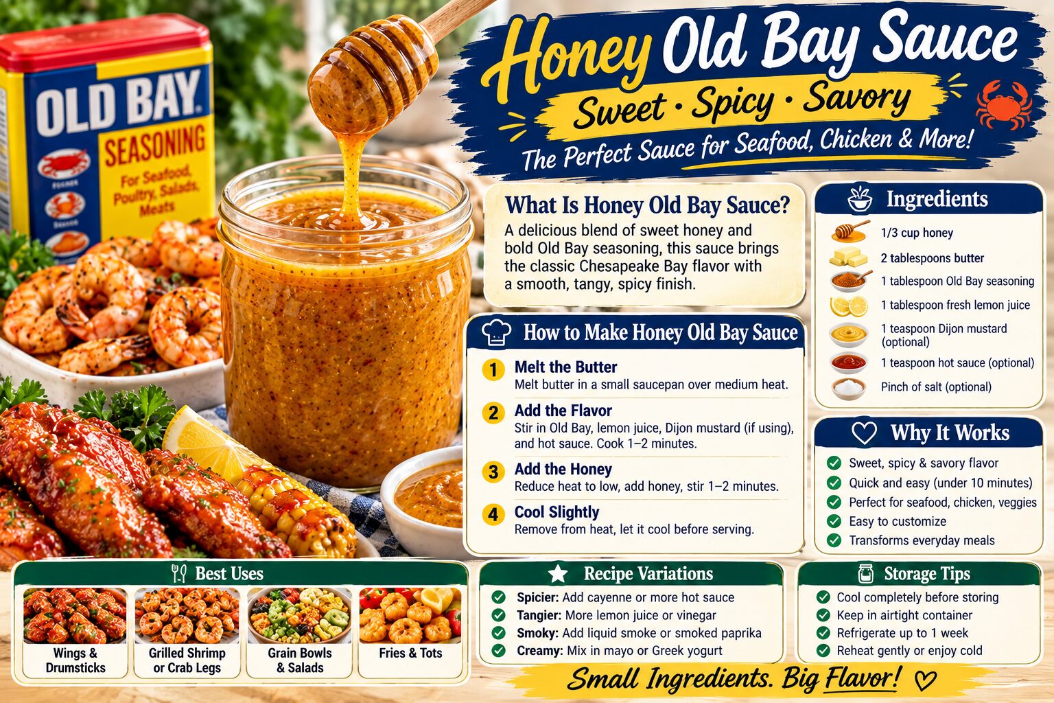 honey old bay sauce recipe