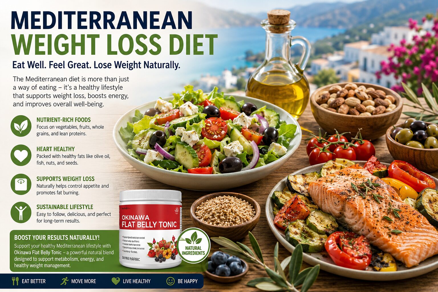 Mediterranean Weight Loss Diet: The Natural Way to Eat Healthy and Lose ...