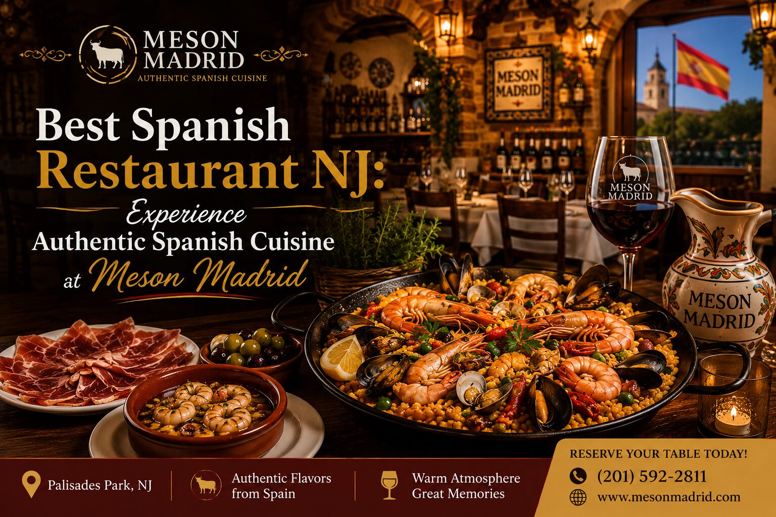 Best Spanish Restaurant NJ: Experience Authentic Spanish Cuisine at Meson Madrid