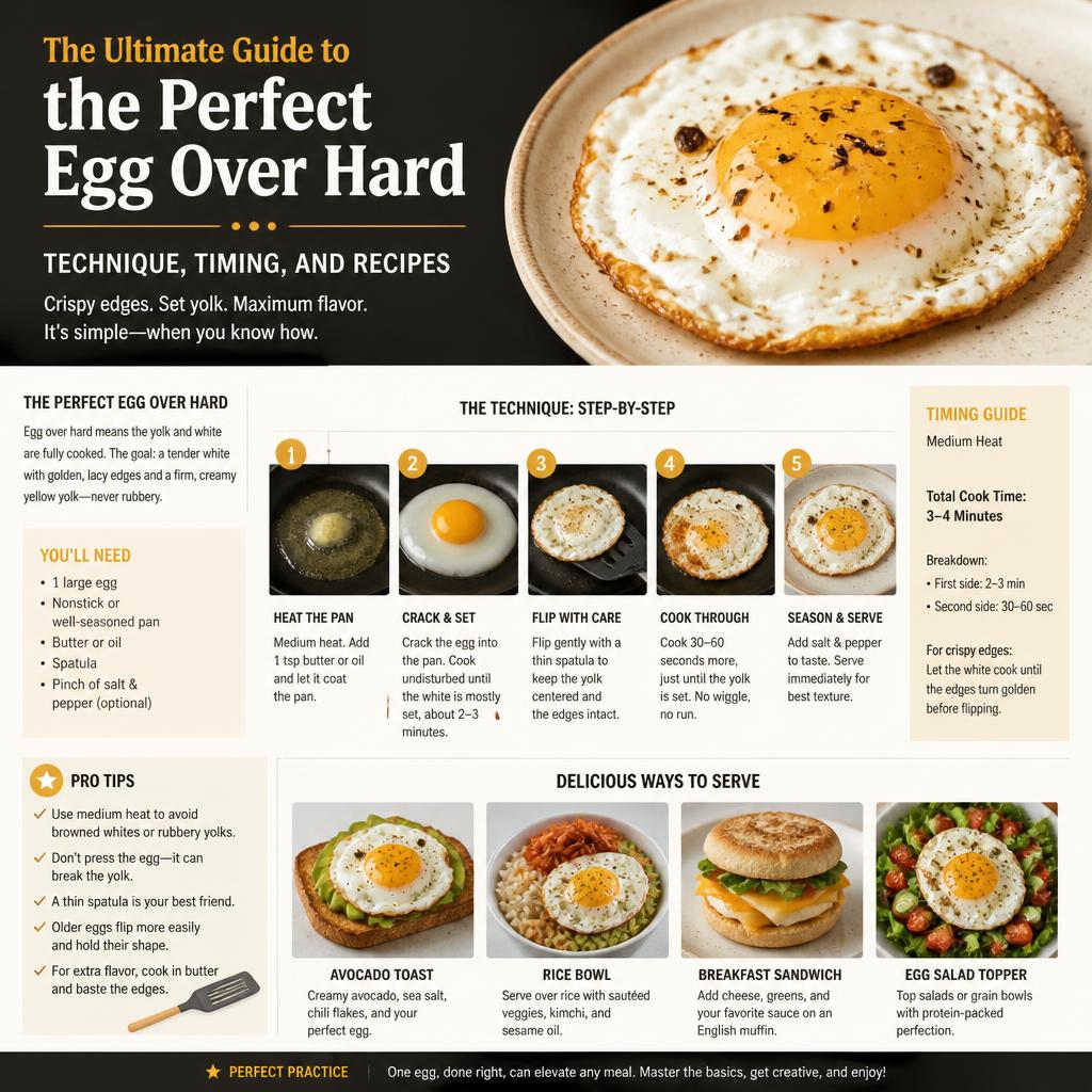 The Ultimate Guide to the Perfect Egg Over Hard: Technique, Timing, and Recipes