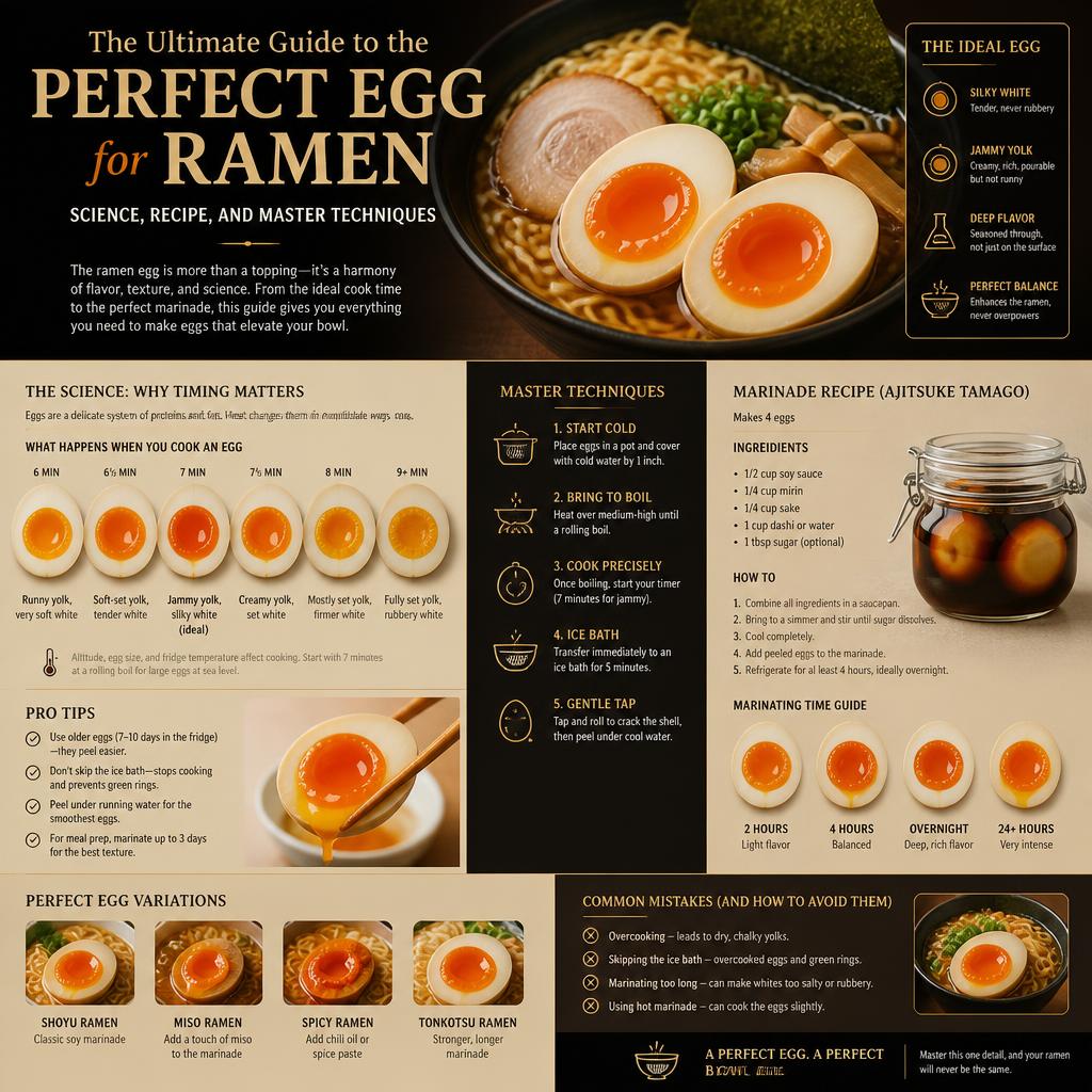 The Ultimate Guide to the Perfect Egg for Ramen: Science, Recipe, and Master Techniques